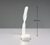 Nowoczesna dekoracyjna lampa stołowa nocna LED biała podłużna minimalistyczna klasyczna metalowa GINKO R55791131 Rl